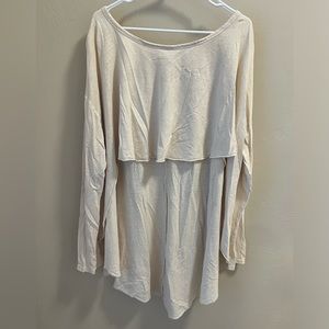 Free People boho oversized top M